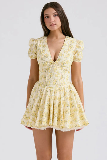 Vestido Mini Plisado – Fiorella