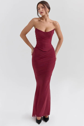 Vestido Largo Corset - Modelo Betty