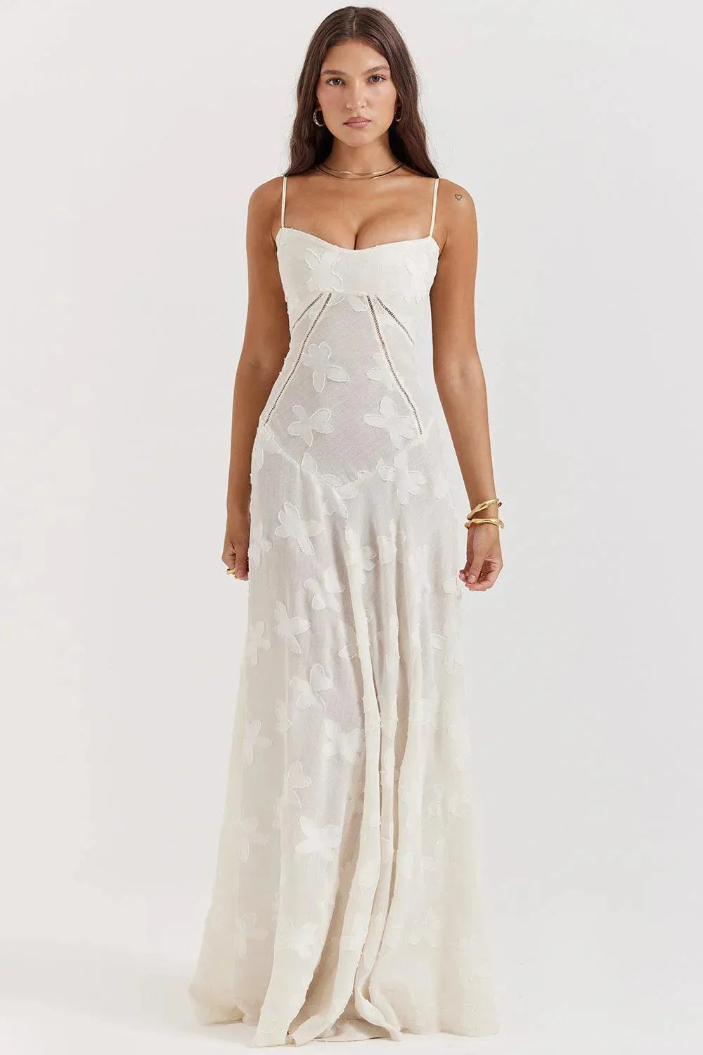 Vestido Largo Floral - Mavie